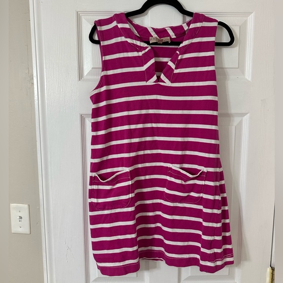 Philosophy Dresses & Skirts - Philosophy Pink Striped Sleeveless Dress